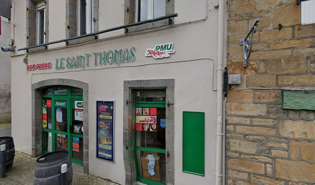 Retrouvez toutes les informations de contacts et horaires d&rsquo;ouverture pour Relais Pickup TABAC LE SAINT THOMAS situé à Landerneau dans le département Finistère (29). Pour effectuer envoyer vos colis (colissimo, chronopost, suivi colis), une gestion bancaire (banque postal, French Bank), [&hellip;]