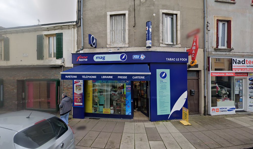 Retrouvez toutes les informations de contacts et horaires d&rsquo;ouverture pour Relais Pickup MAG PRESSE TABAC LE FOCH situé à Le creusot dans le département Saône-et-Loire (71). Pour effectuer envoyer vos colis (colissimo, chronopost, suivi colis), une gestion bancaire (banque postal, [&hellip;]